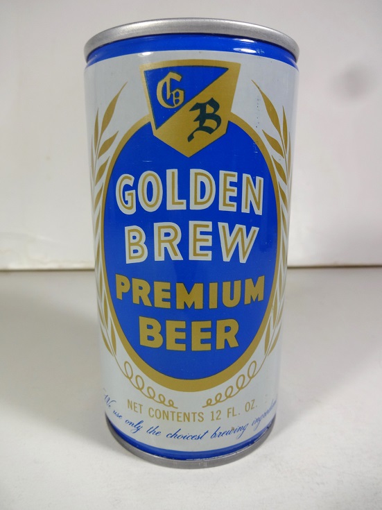 Golden Brew - blue - crimped - dark gold - Click Image to Close